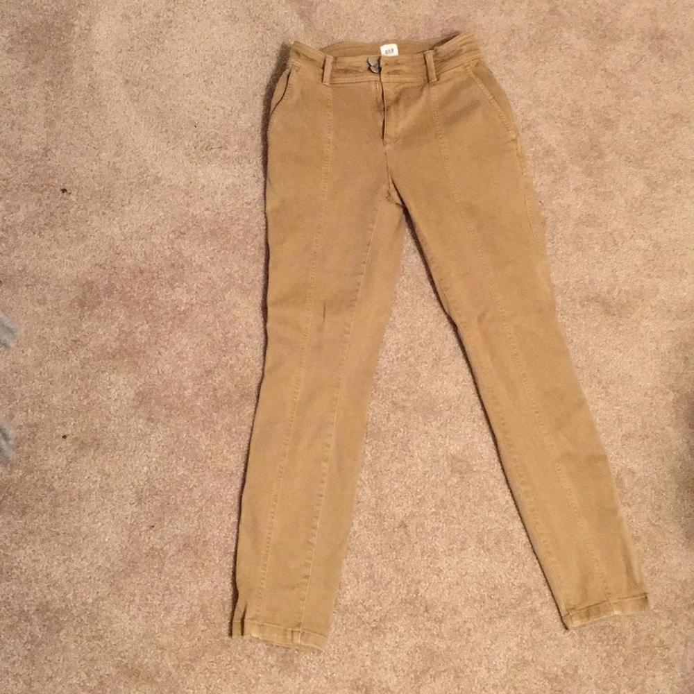 Gap high rise chino pants